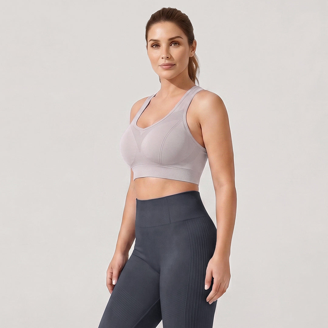 Seamless High-Support Sports Bra