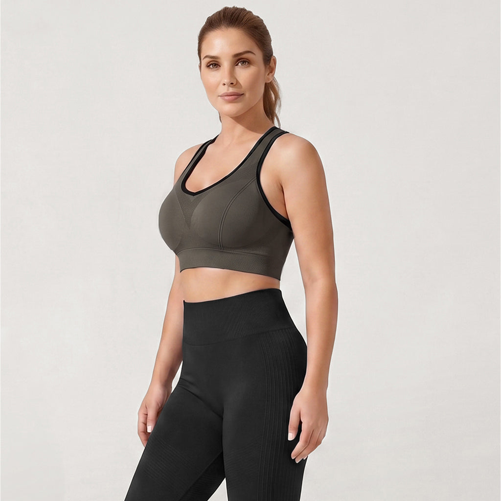 Seamless High-Support Sports Bra