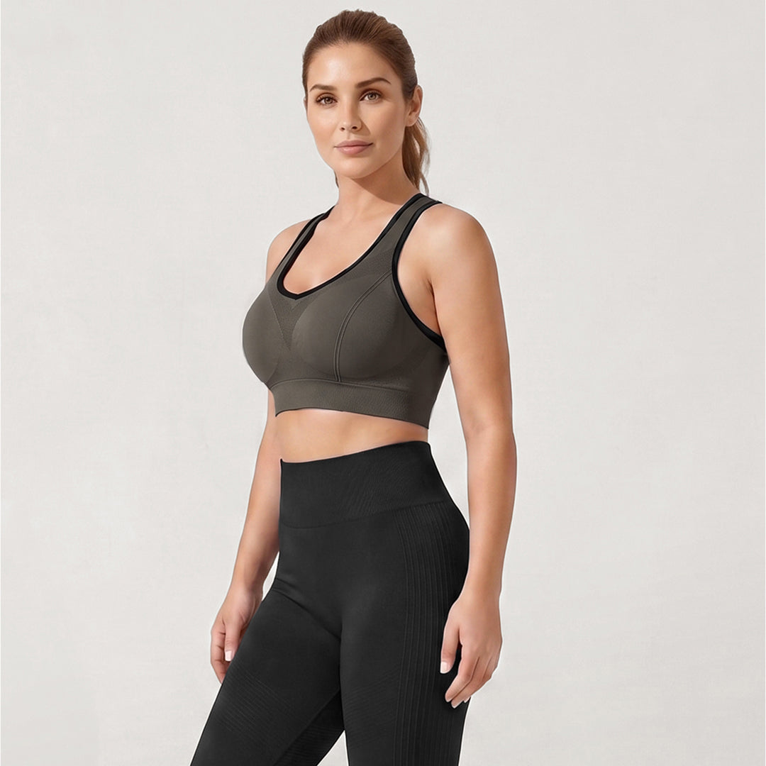 Seamless High-Support Sports Bra